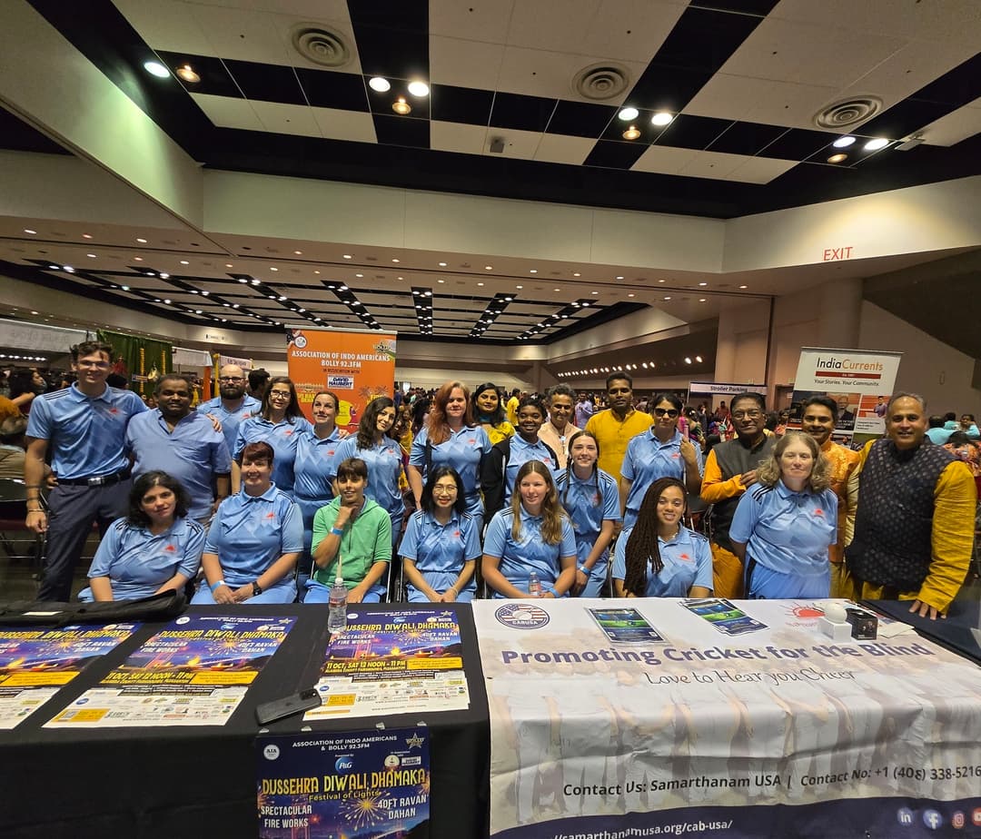 The USA Women&#39;s Blind Cricket Team brought their spirit to the Laser Disco Dandiya – Dussehra Diwali Dhamaka 2025! 🎇✨ Presented by Association of Indo Americans (AIA) & Bolly923FM, it was a night full of energy, celebration, and inclusivity!