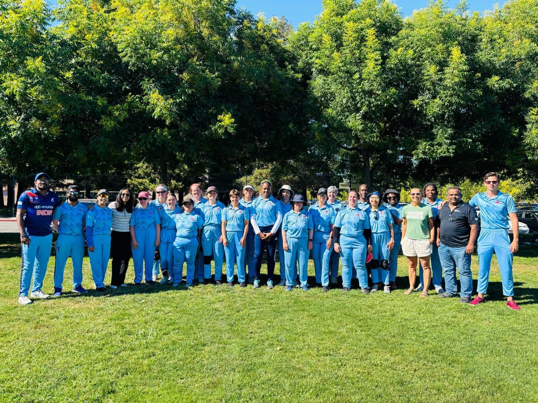 A Special Visit from Cricketing Legends! We were honored to welcome former USA cricketer and captain Sindhu Sriharsha and former Australian international player, Julia Price—a member of Australia's two-time World Cup winning team and former USA Women's coach—at the CCA Cricket Ground in Cupertino. Both Sindhu and Julia graciously shared insights from their remarkable cricketing journeys during an engaging Q&A session with our players. Their stories of dedication, resilience, and international experience were truly inspiring. A heartfelt thank you to Sindhu and Julia for taking the time to connect with and motivate our cricketers!